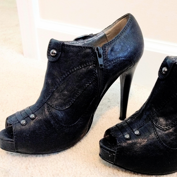 Bakers peep toe ankle booties **SOLD ON MERCARI** - Picture 2 of 7